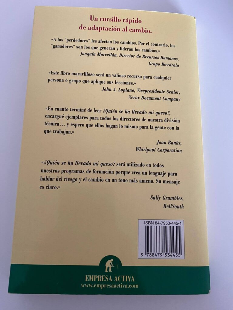 quien se ha llevado mi queso